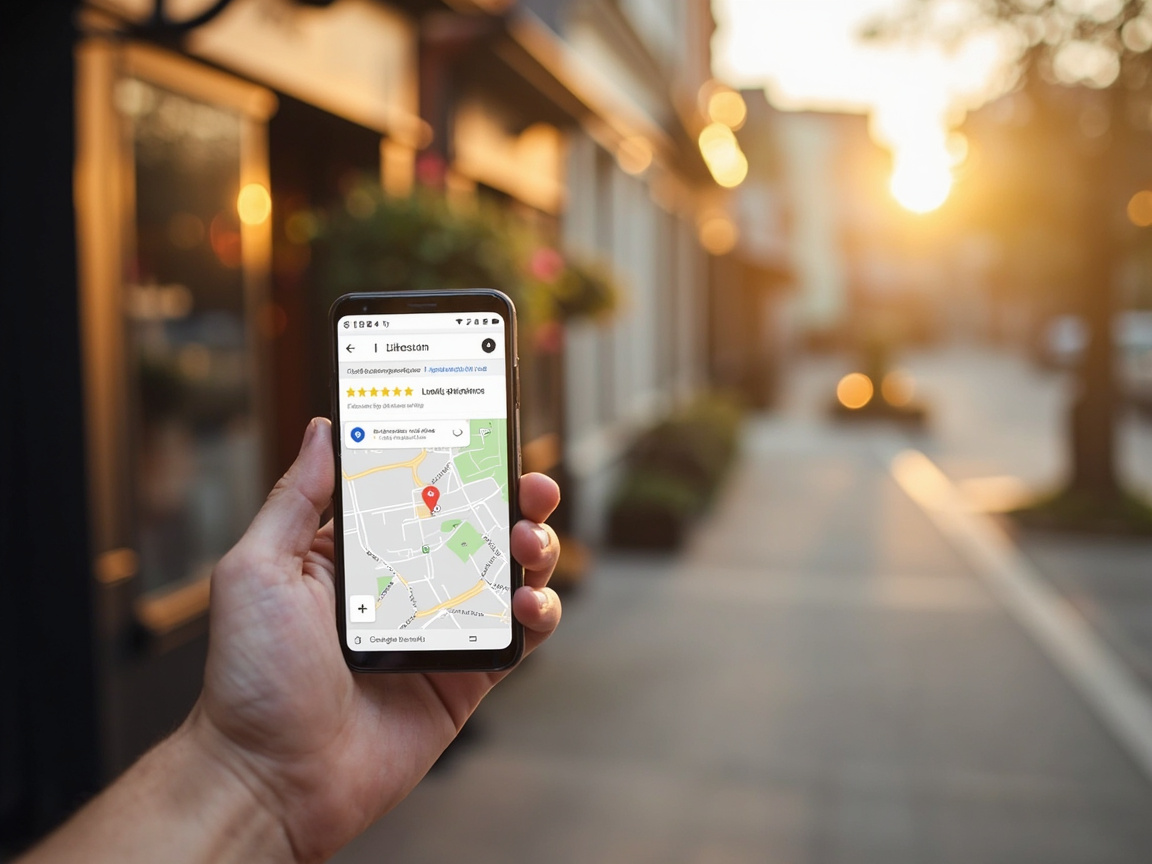 Local business appearing in Google Maps results after partnering with an SEO company near them