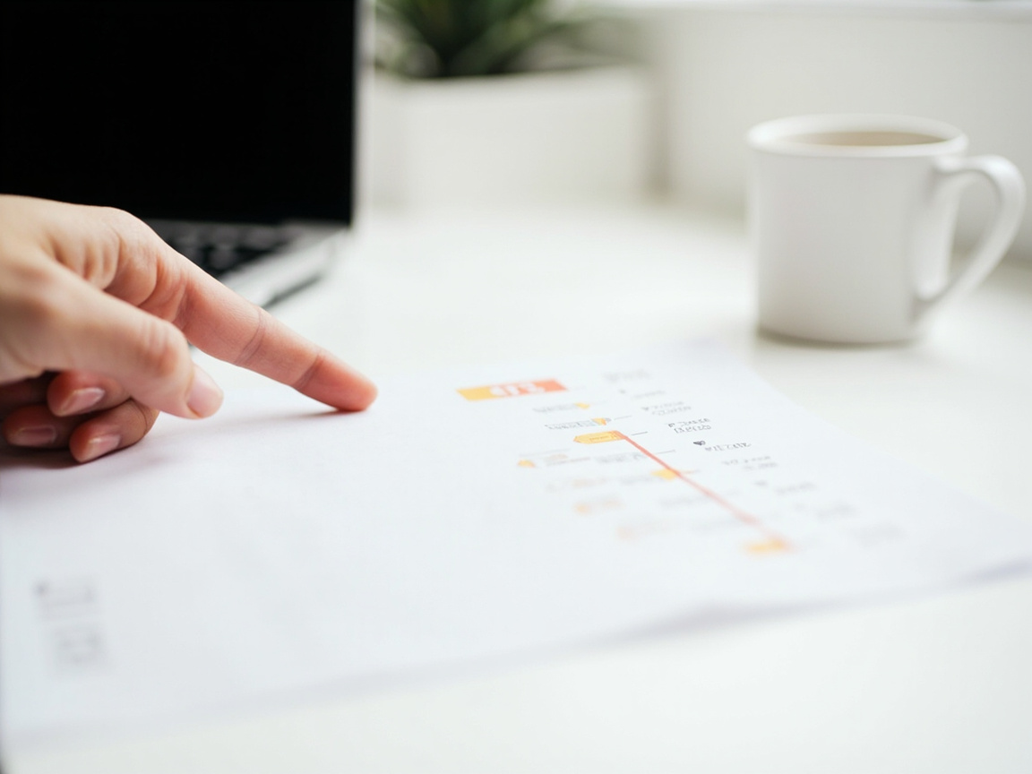 SEO company 12-month strategy roadmap on a desk illustrating realistic timeline expectations