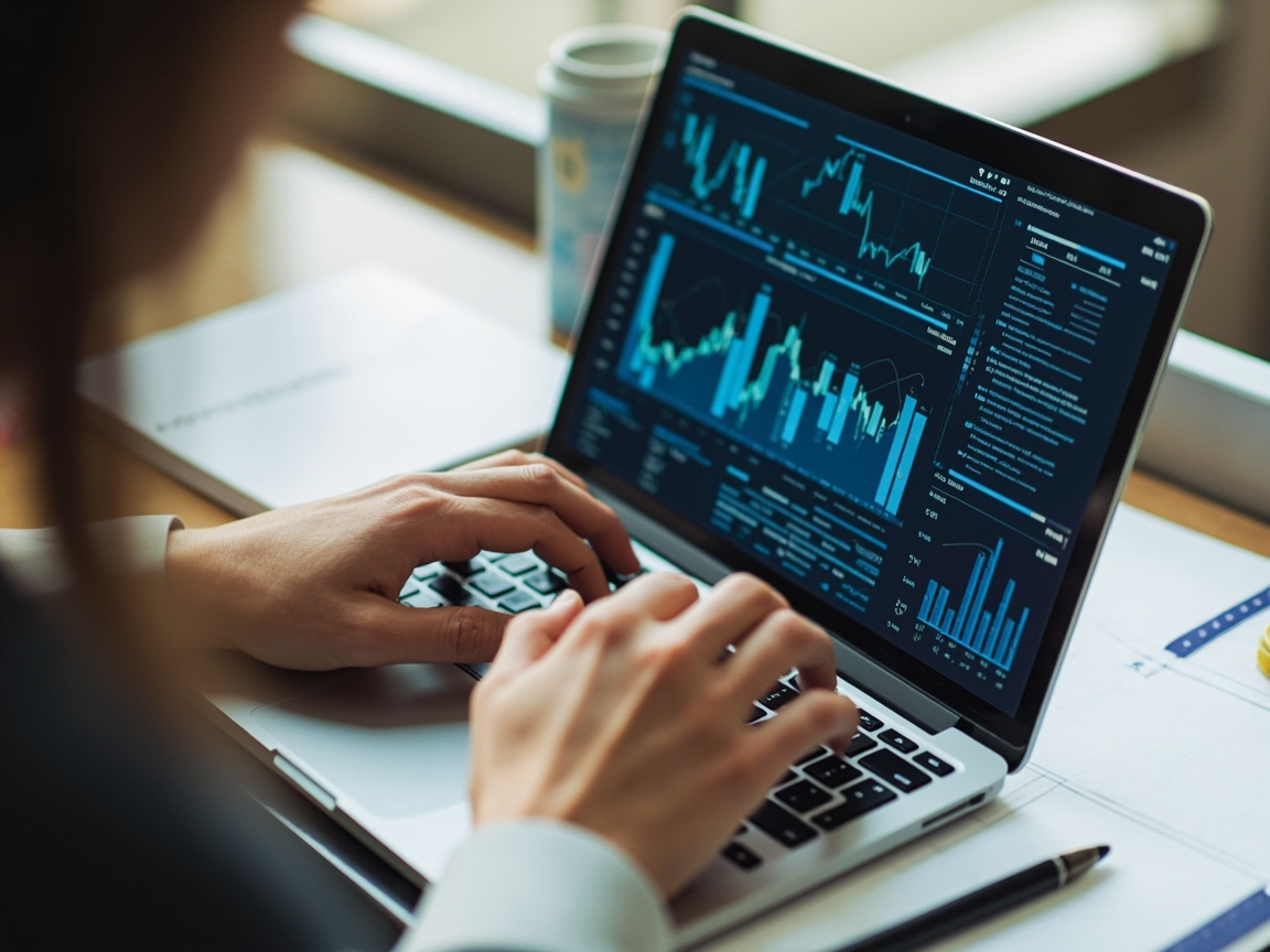 Marketing dashboard illustrating the services an SEO company for small business typically provides