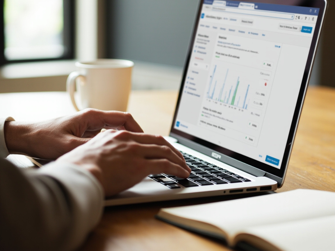 SEO specialist conducting keyword research as part of an seo company's core services