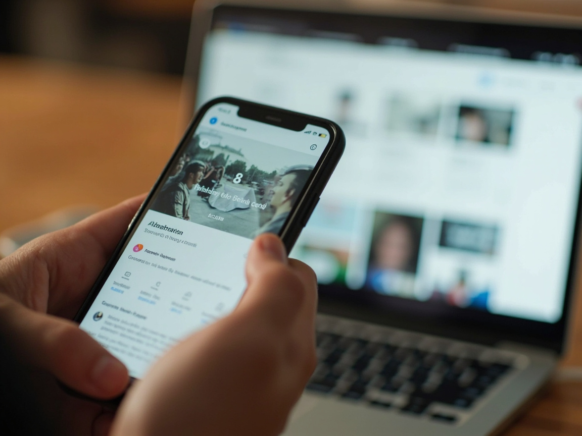 Person sharing a blog post on social media to amplify SEO content reach and earn backlinks