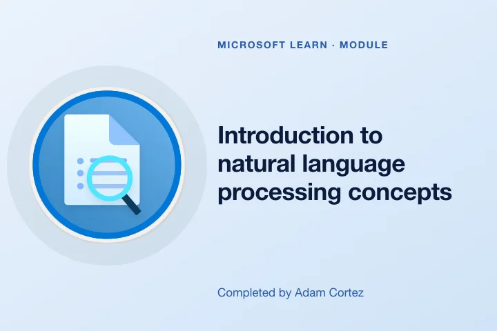 Introduction to natural language processing concepts &mdash; Microsoft Learn
