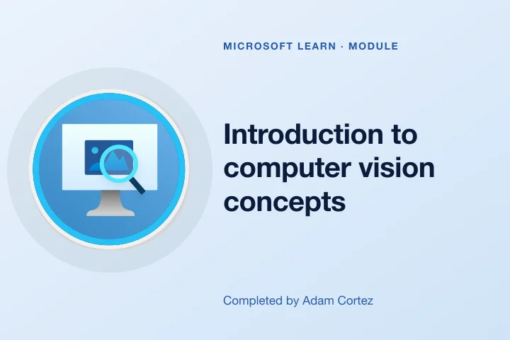 Introduction to computer vision concepts &mdash; Microsoft Learn