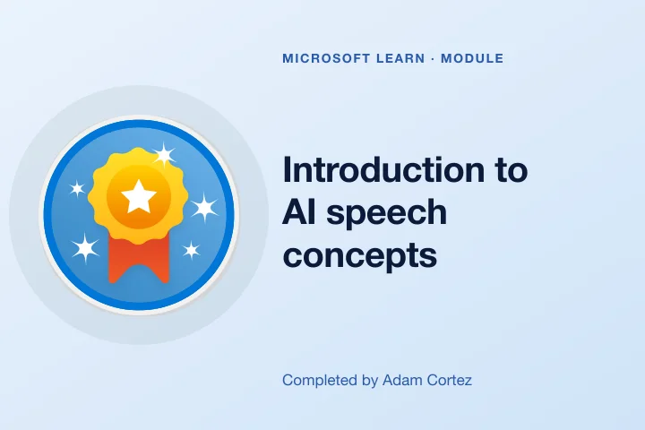 Introduction to AI speech concepts &mdash; Microsoft Learn